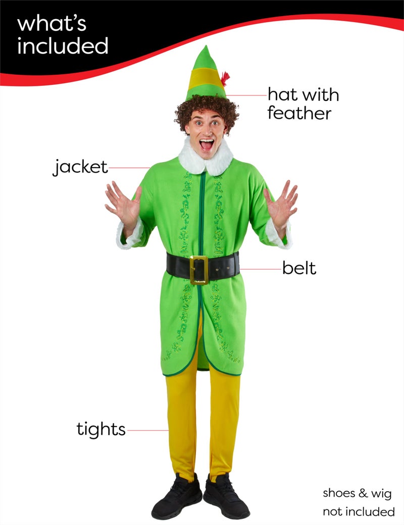Rubies Men's Buddy the Elf Costume (Standard) - Image 3
